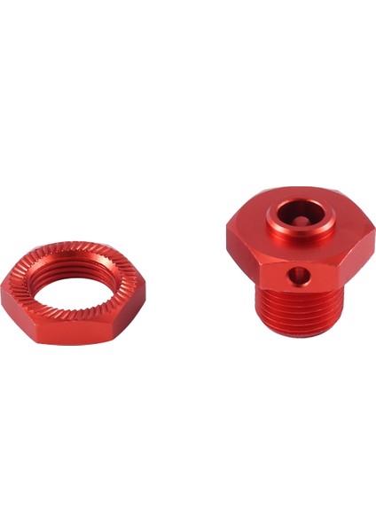 Metal 17MM Tekerlek Altıgen Hub Adaptörü Somun ile Arrma 1/7 Ihlal Sınırsız Felony 1/8 Typhon Rc Araba Parçaları, Kırmızı (Yurt Dışından)