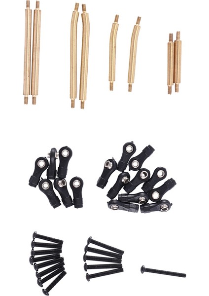 8 Adet Pirinç Yüksek Gümrükleme Süspansiyon Bağlantı Çubuğu Seti 9749 Traxxas TRX4M Trx4-M 1/18 Rc Paletli Araba Yükseltme Parçaları (Yurt Dışından)