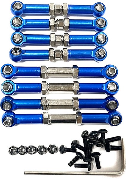Fms FCX24 Metal Şasi Bağlantıları Çekme Çubuğu Rot Seti 1/24 Rc Paletli Araba Yükseltme Parçaları Aksesuarları, 4 (Yurt Dışından)