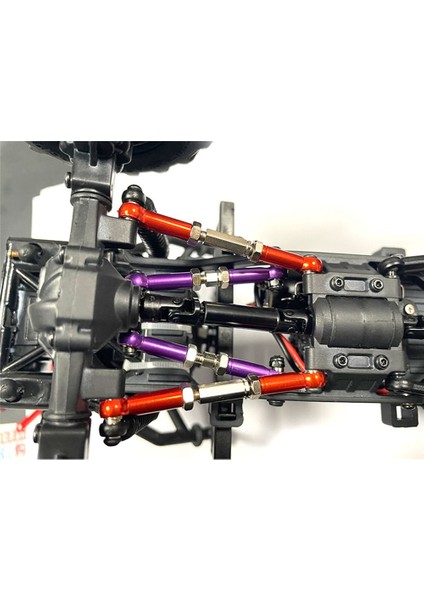 Fms FCX24 Metal Şasi Bağlantıları Çekme Çubuğu Rot Seti 1/24 Rc Paletli Araba Yükseltme Parçaları Aksesuarları, 4 (Yurt Dışından) modelleri