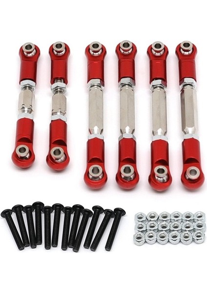 Metal Ayarlanabilir Bağlantı Çubukları Gerdirme Ayak Bağlantıları Bağlantı Seti 1/10 Arrma Senton Granit 4x4 Mega 550 Yükseltme Parçaları, 1 (Yurt Dışından)