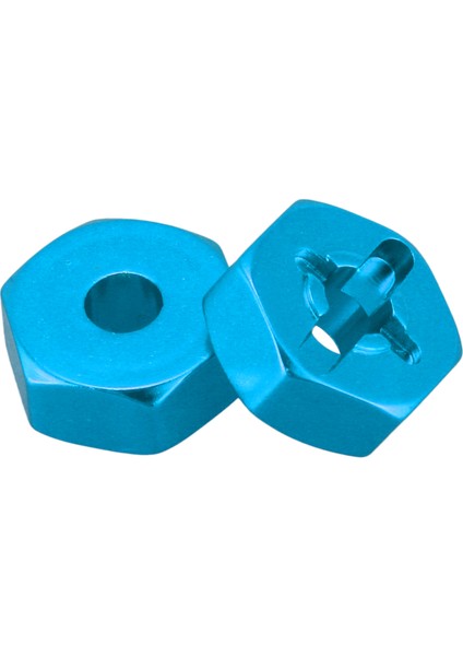 Alüminyum Alaşımlı 12MM Birleştirici Tekerlek Hub Hex Adaptörü Yükseltmeler Wltoys 144001 1/14 Rc Araba Yedek Parçaları, Mavi (Yurt Dışından) fırsatları