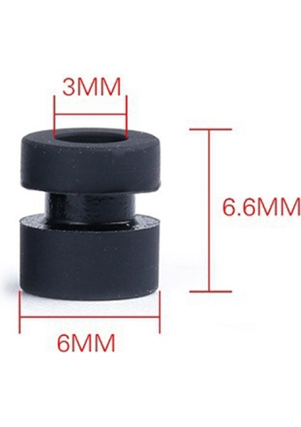 20 Adet M3 Anti Titreşim Kauçuk Damper Topları Fpv F4 F7 Uçuş Kontrolörü Yumuşak Montaj Şok Emme Topları V2 (Yurt Dışından)