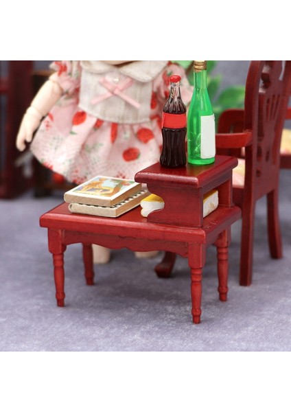 1:12 Minyatür Ahşap Yatak Odası Dolabı Seti Başucu Masa Dollhouse Mobilya Aksesuarları (Yurt Dışından) fırsatları