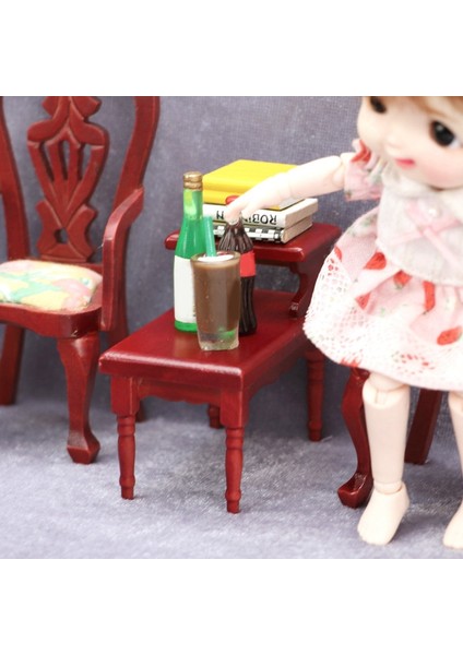 1:12 Minyatür Ahşap Yatak Odası Dolabı Seti Başucu Masa Dollhouse Mobilya Aksesuarları (Yurt Dışından) indirimleri