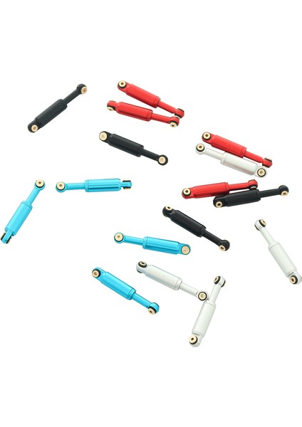 4 Adet Metal Amortisörler Amortisör Eksenel SCX24 90081 1/24 Rc Paletli Araba Yükseltme Parçaları Aksesuarları, Kırmızı (Yurt Dışından) fiyatları