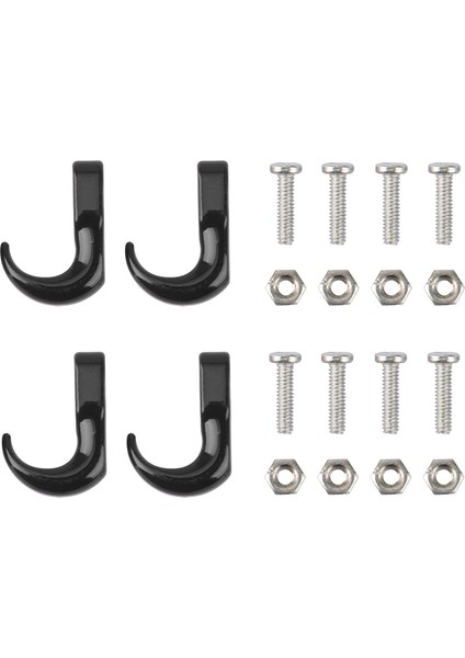 Adet 16X11MM Metal Römork Çekme Kancası Köstek Kurtarma Kancası Traxxas TRX4M Eksenel SCX24 1/18 1/24 Rc Paletli Araba Parçaları, 2 (Yurt Dışından)
