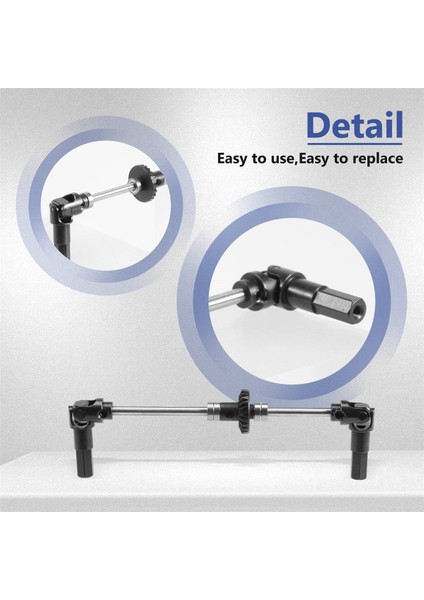 Metal Ön Aks Çelik Dişli Köprü Kiti Wpl C14 C24 C34 B14 B24 B16 B36 1/16 Rc Araba Yükseltme Parçaları (Yurt Dışından)