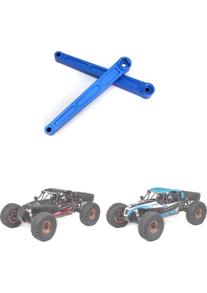2 Adet Metal Rc Araba Kabuk Destek Çubuğu Losi Lasernut U4 4WD 1/10 Rc Araba Yükseltme Parçaları Aksesuarları, Mavi (Yurt Dışından)