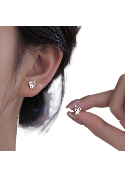 Şık ve Narin Saplama Küpeler (Yurt Dışından)