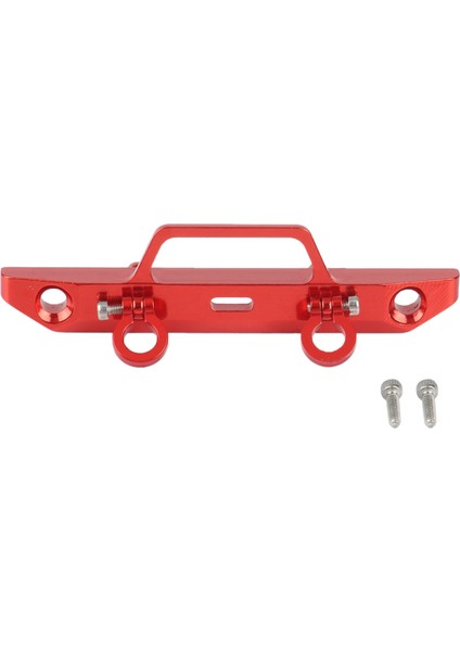 Cnc Metal Ön Tampon Kancalı 1/24 Rc Paletli Araba Eksenel SCX24 90081 Yükseltme Parçaları, Kırmızı (Yurt Dışından)