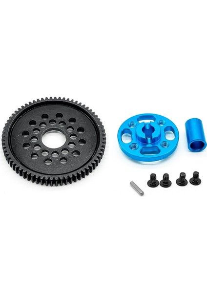 Metal 68 T Düz Dişli ve Dişli Montaj Yüksek Hızlı Dişli Seti 54500 Tamiya Tt-02 TT02 1/10 Rc Araba Yükseltme Parçaları (Yurt Dışından)