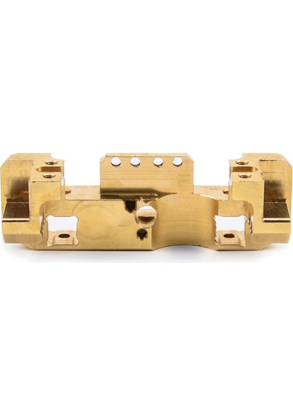 Trx4 Cnc Pirinç Ön Tampon Servo Dağı ve 25 T Direksiyon Dişlisi Servo Vinç Tekerlek 1/10 Rc Paletli Traxxas A (Yurt Dışından)