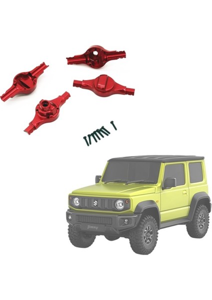 2 Takım Metal Ön ve Arka Köprü Aks Konut Case Xiaomi Jimny Için XMYKC01CM 1/16 Rc Araba Yükseltme Parçaları Aksesuarları, D (Yurt Dışından)