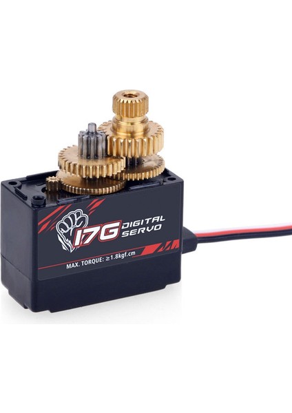 17G 3.5 kg Metal Dişli Dijital Servo ve Metal Servo Kol S0017M Wpl C14 C24 Mn D90 MN99S Rc Araba Yükseltme Parçaları,1 (Yurt Dışından)