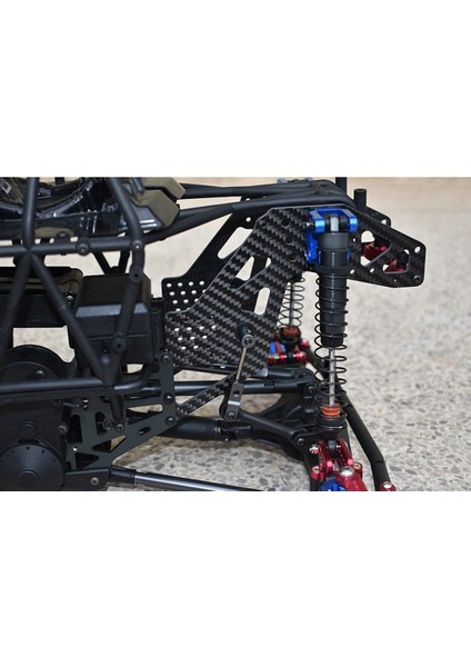 Karbon Fiber Ön Arka Evrensel Koruma Plakası Losi Lmt 4WD Katı Aks Canavar Kamyon 1/8 Rc Araba Yükseltme Parçaları (Yurt Dışından) indirimleri