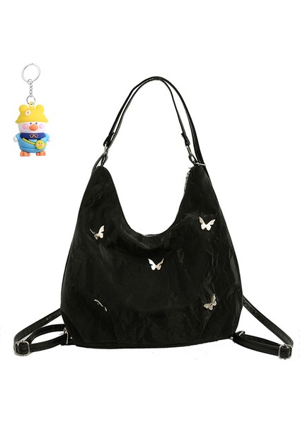 Büyük Kapasiteli Çanta Kadın Başliyö Tote Çantası Omuz Tek Omuz Crossbody Sırt Çantası (Yurt Dışından)