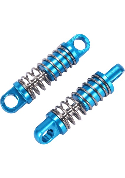 2 Adet 1/28 Rc Alüminyum Amortisörler Wltoys Rc Araba K969 K989 K999 P929 4WD Kısa Kulvar Drift Araba Yükseltme Parçaları-Mavi (Yurt Dışından)