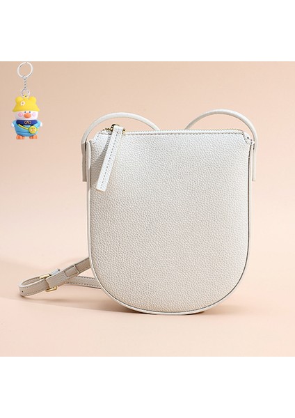 Moda Bayan Crossbody Omuz Çantası Kadın Çok Yönlü Fermuarlı Küçük Kare Çanta (Yurt Dışından)