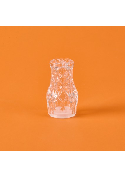 Kristal 2'li Tuzluk - Şeffaf - 13 cm