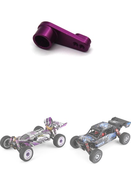 Metal Servo Kol Servo Korna Wltoys 144001 144002 124016 124017 124018 124019 Rc Araba Yükseltme Parçaları, Mor (Yurt Dışından)