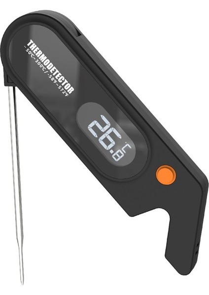 Barbekü Gıda Et Termometre Mutfak Katlama Probu Hızlı Sıcaklık Ölçümü Su Termometresi (Yurt Dışından)