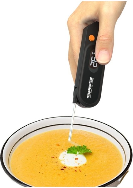 Barbekü Gıda Et Termometre Mutfak Katlama Probu Hızlı Sıcaklık Ölçümü Su Termometresi (Yurt Dışından) fiyatları