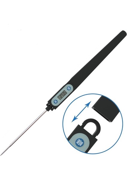 Dijital Ekran Gıda Termometresi Mutfak Ev Barbekü Kahve Süt Probu Pişirme Termometresi Masa Termometresi (Yurt Dışından) modelleri