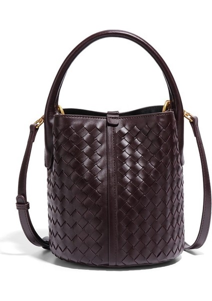 El Yapımı Dokuma Çanta Kova Çanta Kadın Rahat Omuz Crossbody Çanta (Yurt Dışından)