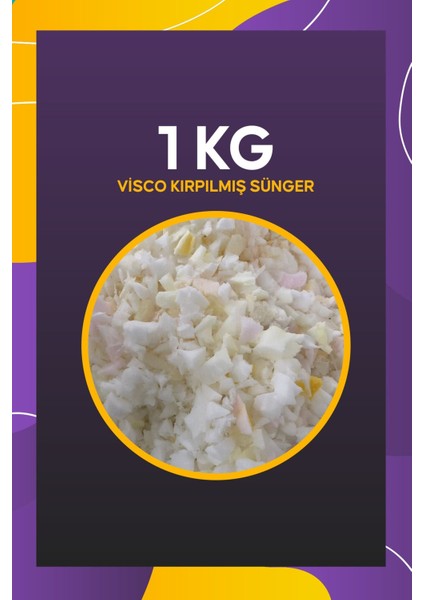 Visco Sünger Dilimlenmiş Parçalar 1-10-20-30-50-100 kg