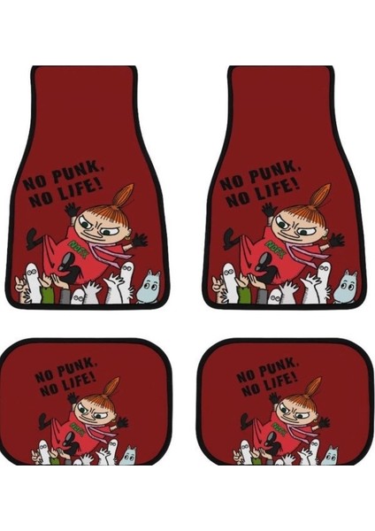 Araba Vintage Ayak Paspasları Halı Kirlenmeye Dayanıklı Paspaslar 4'lü Set (Yurt Dışından)