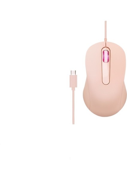 Typec Kablolu Fare Sessiz Cep Telefonu Dizüstü Tablet MacBook Air Pro Bilgisayar Faresi (Yurt Dışından)
