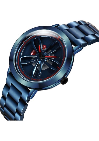 SANDA1009 Watch Man Öğrenci Günlük Su Geçirmez Çelik Bantlı Saat Mavi (Yurt Dışından) fiyatları