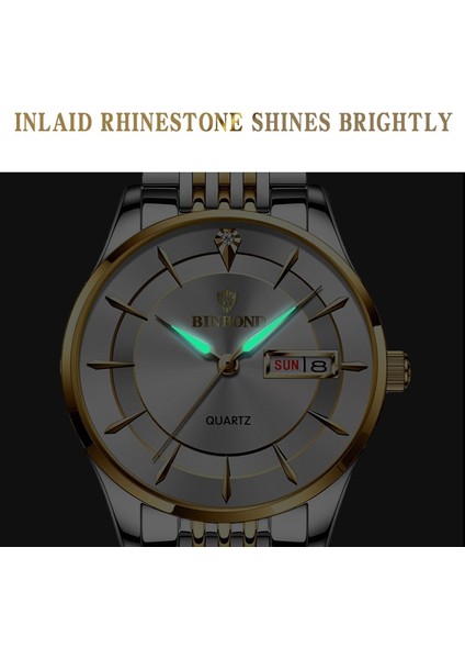 B2077 Tokalı Quartz Saat Tam Altın-Altın Tam-Altın-Altın (Yurt Dışından) fırsatları