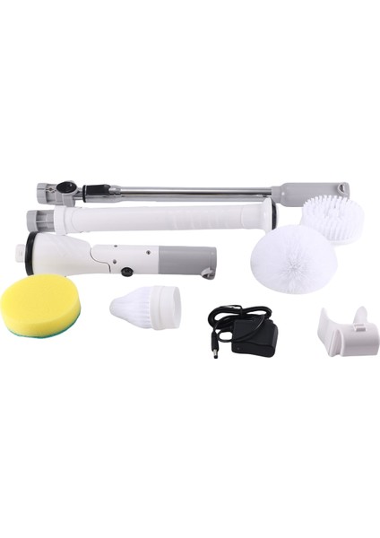 Elektrikli Spin Scrubber, Duş Temizleme Fırçası Ayarlanabilir Uzatma Kolu, Duş Için Akülü Temizleme Fırçası Abd Tak (Yurt Dışından)
