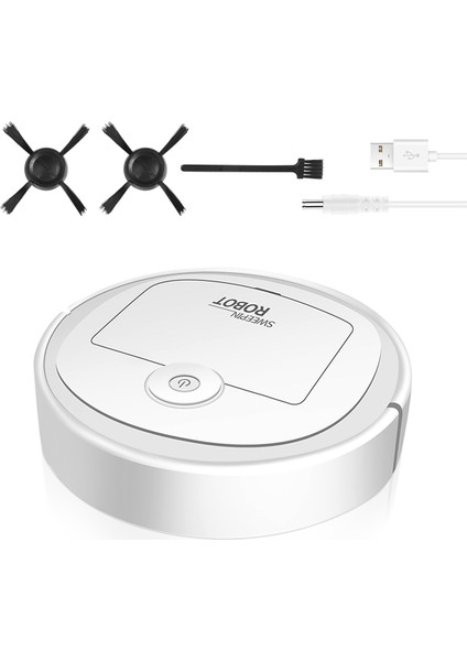 Robotik Vakum Akıllı Düşük Gürültülü Zemin Süpürgesi Toz Toplayıcı Halı Temizleyici, Beyaz (Yurt Dışından) modelleri