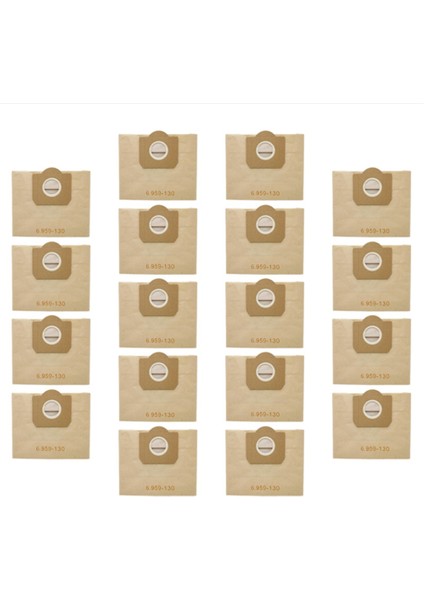 18 Adet Toz Torbaları Karcher Wd3 WD3300 Mv3 SE4001 SE4002 6.959-130 A2200 A2500 A2600 A2900 Elektrikli Süpürge Çöp Torbaları (Yurt Dışından)