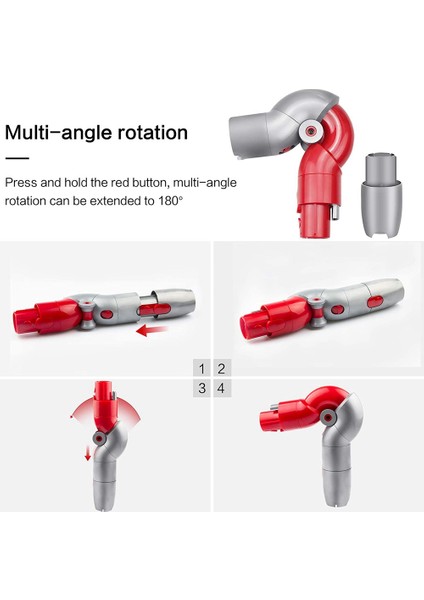 Dyson V7 V8 V10 V11 Elektrikli Süpürge Için Üst Adaptörlerin Değiştirilmesi, Hızlı Bırakma Dönüştürücü Alt Adaptör 967762-01 (Yurt Dışından) indirimleri