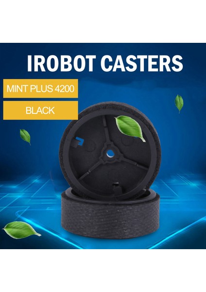 2 Sarhoş Tekerlek Irobot Braava 380 380T 320 390 381 390T Mint Plus 4200 5200C Yedek Parçalar (Yurt Dışından) fiyatları