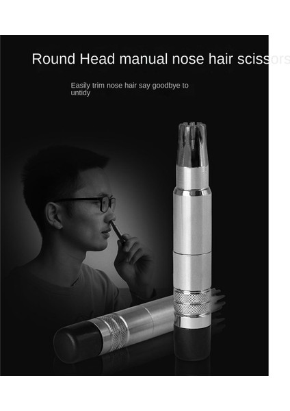 2 Adet Manuel Burun Saç Düzeltici Burun Deliği Tıraş Temizleyiciler Taşınabilir Burun Saç Düzeltici (Yurt Dışından) modelleri