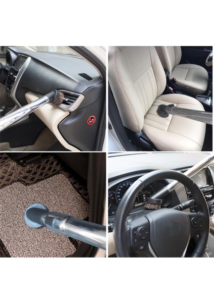 1/4 Inç Veya 1 3/8 Inç Hortumlu Çoğu Elektrikli Süpürgeyle Uyumlu Yuvarlak At Kılı Vakumlu Toz Fırçası Aparatı (Yurt Dışından) modelleri