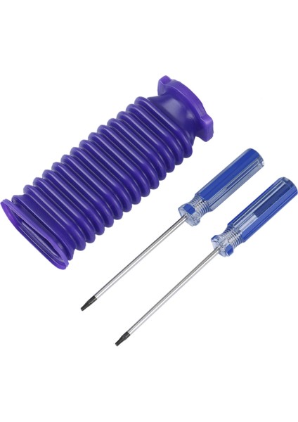 Dyson Için Uygun V6 V7 V8 V10 V11 Elektrikli Süpürge Yedek Aksesuarları Yumuşak Kadife Rulo Emme Kafası Mavi Hortum (Yurt Dışından)