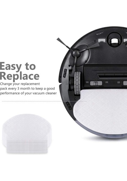 Ecovacs Deebot Ozmo 950 920 T5 T5MAX N5 N8 DJ65 DX93 Robotlu Süpürge Için Tek Kullanımlık Paspas Yedek Yedek Parçalar (Yurt Dışından) modelleri