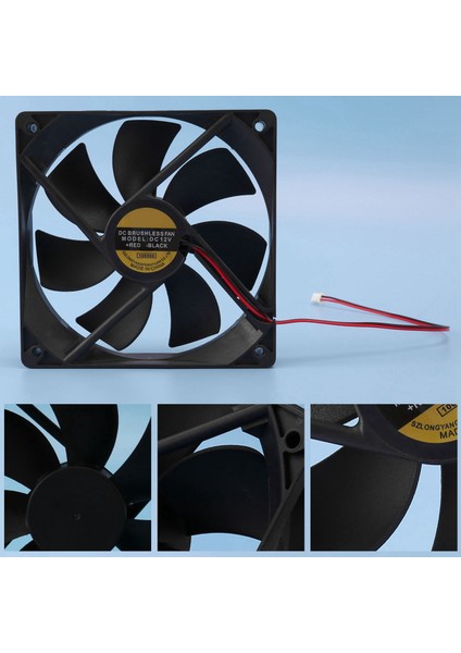 Bilgisayar Kasası Için 120MM x 25MM 12V 2pin Kol Rulman Soğutma Fanı (Yurt Dışından) indirimleri