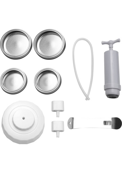 1 Takım Kavanoz Kapatıcı ve Aksesuar Hortum Uyumlu Kapatıcı, Geniş Ağızlı ve Normal Ağızlı Tip Kavanozlar Için Vakum Kapatıcı Kiti (Yurt Dışından)