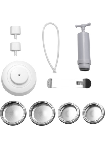1 Takım Kavanoz Kapatıcı ve Aksesuar Hortum Uyumlu Kapatıcı, Geniş Ağızlı ve Normal Ağızlı Tip Kavanozlar Için Vakum Kapatıcı Kiti (Yurt Dışından) modelleri