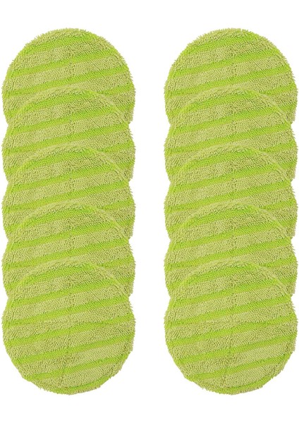 10 Adet Yedek Ped Akülü Elektrikli Döner Paspas Süpürgesi Kablosuz Elektrikli Döner Paspas Yedek Scrubber Pad (Yurt Dışından)