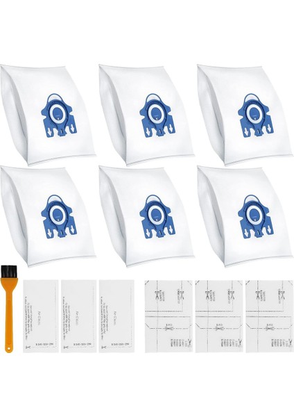 Miele Elektrikli Süpürge Klasik C1, Komple C1, Komple C2, Komple C3, S227, S240, S270, S400 Için 3D Airclean Gn Çantalar (Yurt Dışından)