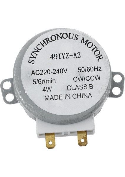 Ac 220-240V 50/60Hz 5/6rpm 4W Minidalga Fırın Için Döner Tabla Senkron Motor (Yurt Dışından)