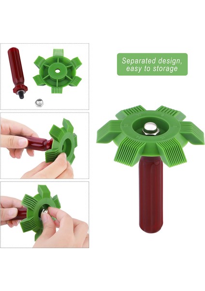 6 Parça Klima Fin Temizleme Seti, Fcr6 Fin Tarak Kondenser, Hava Çıkış Temizleyici Buharlaştırıcı Radyatör Onarım Temizleme Alet Seti (Yurt Dışından) fiyatları